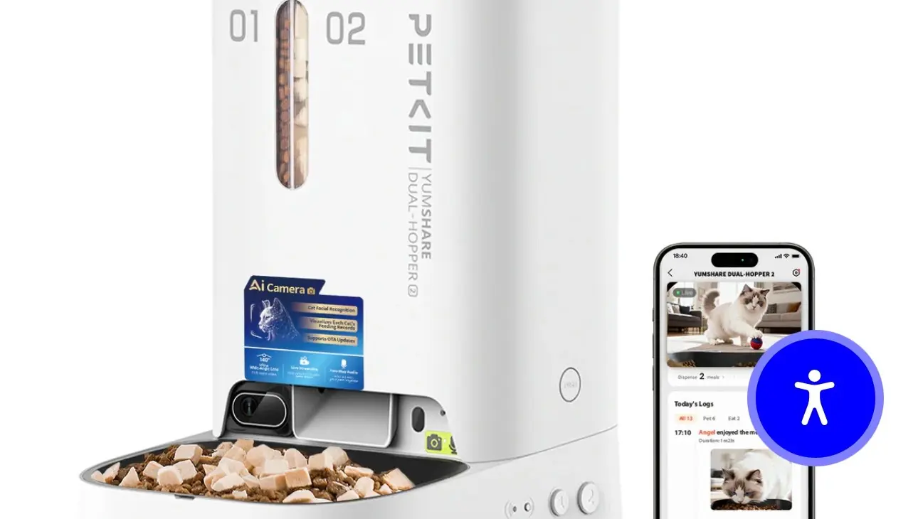 YumShare Dual-hopper 2 Automatic Feeder with Camera