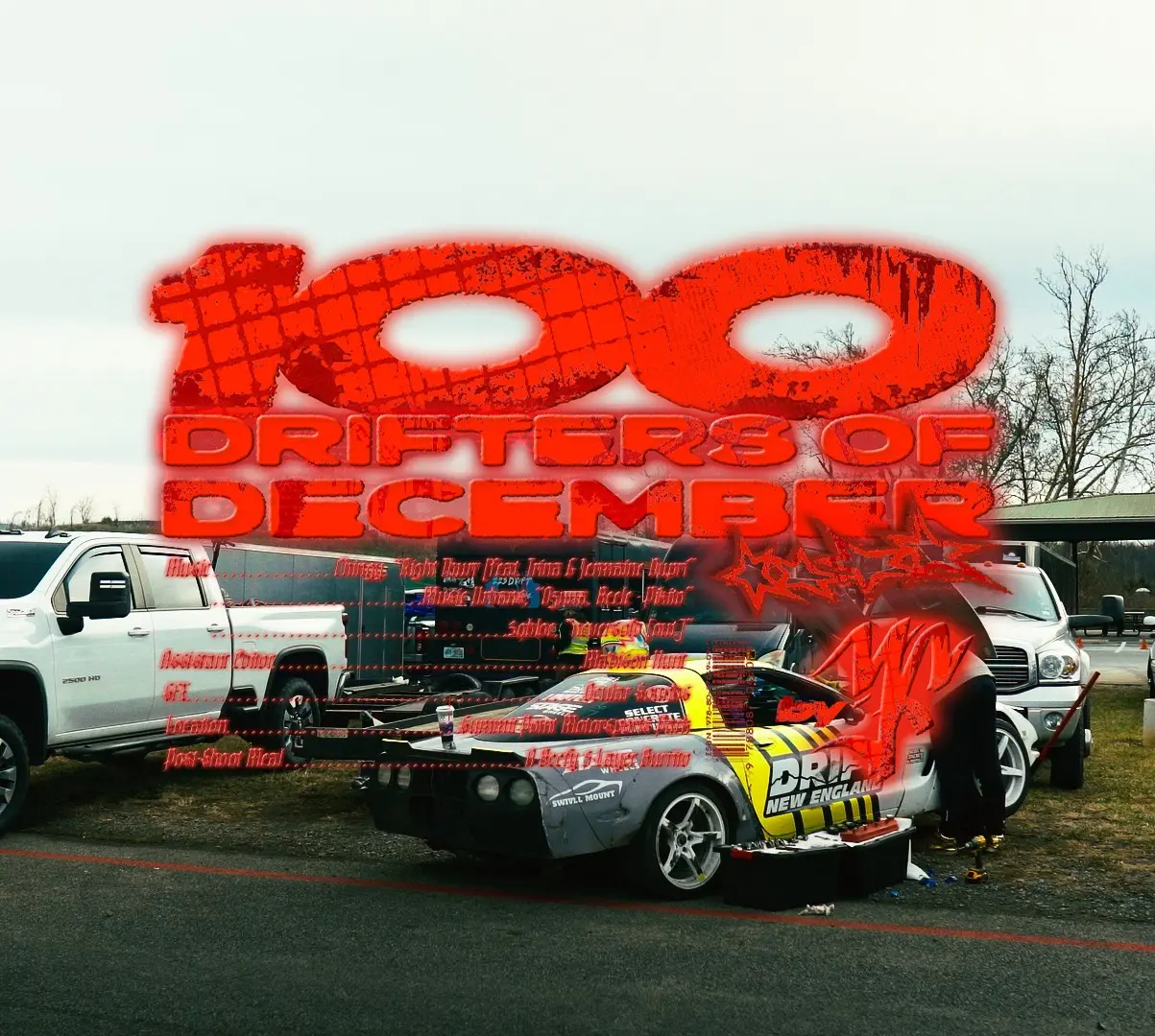 it's cold!. 100 Drifters of December