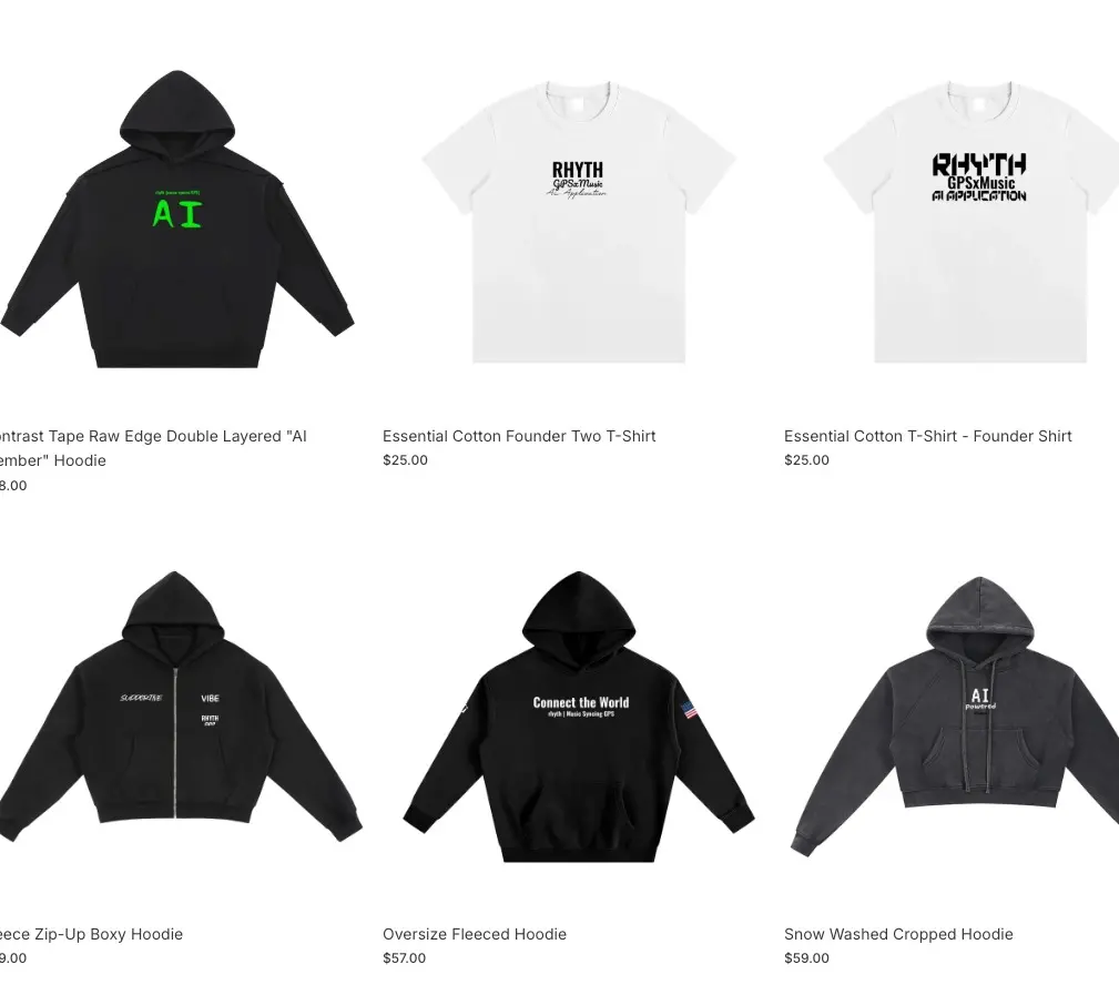 25% off - Use Code "RR". GPSxMusic Merch - "Rhyth"