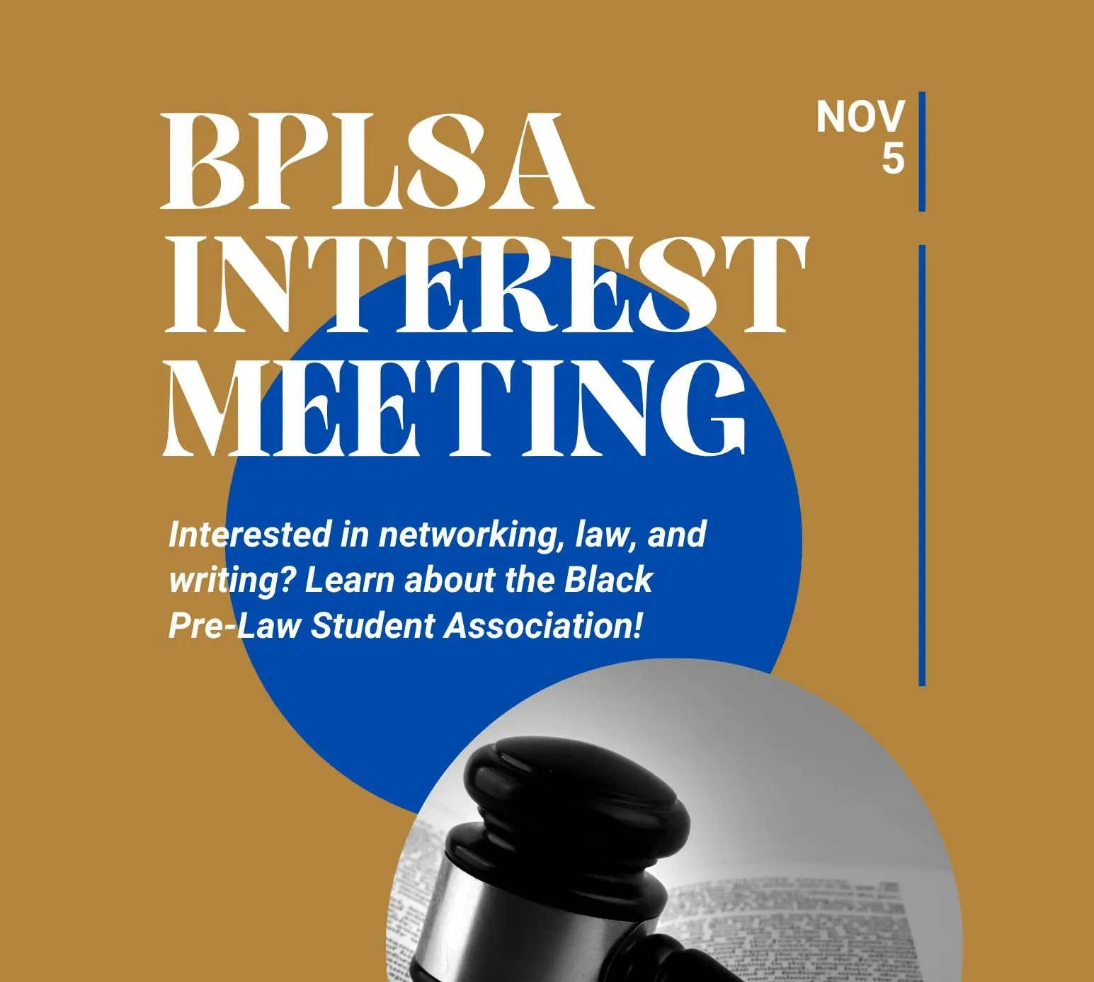 Learn About Us!. Interest Meeting Information