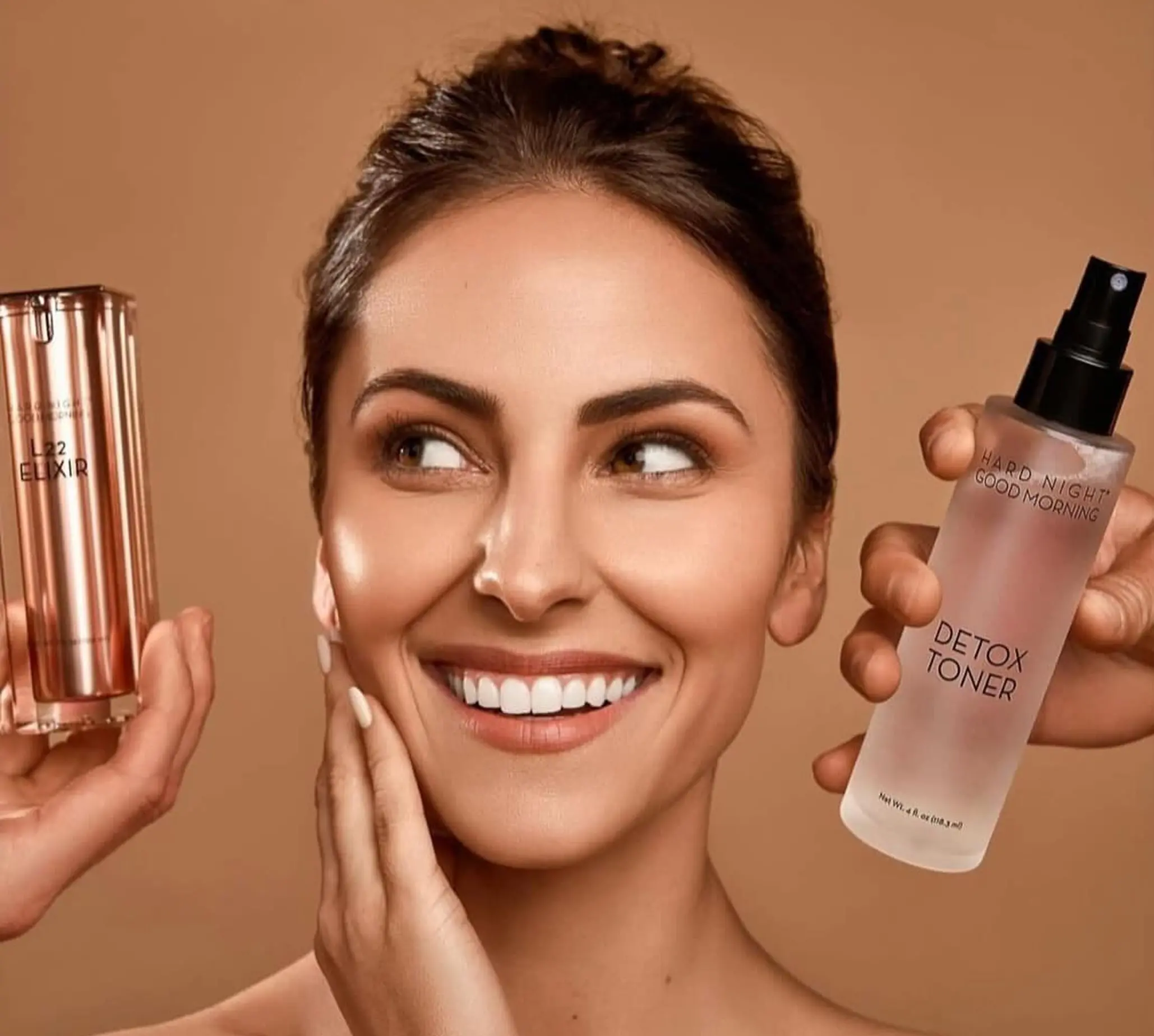 Aloe-Vera Based Skincare. Hard Night Good Morning