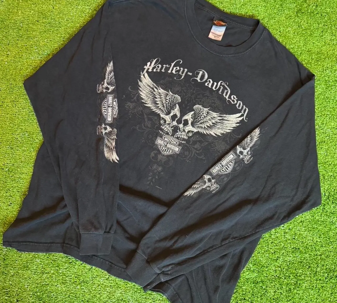 2008 Harley Davidson graphic long sleeve