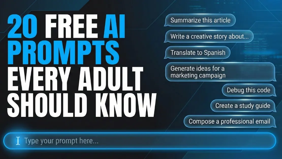 FREE AI PROMPTS FOR EVERYDAY LIFE