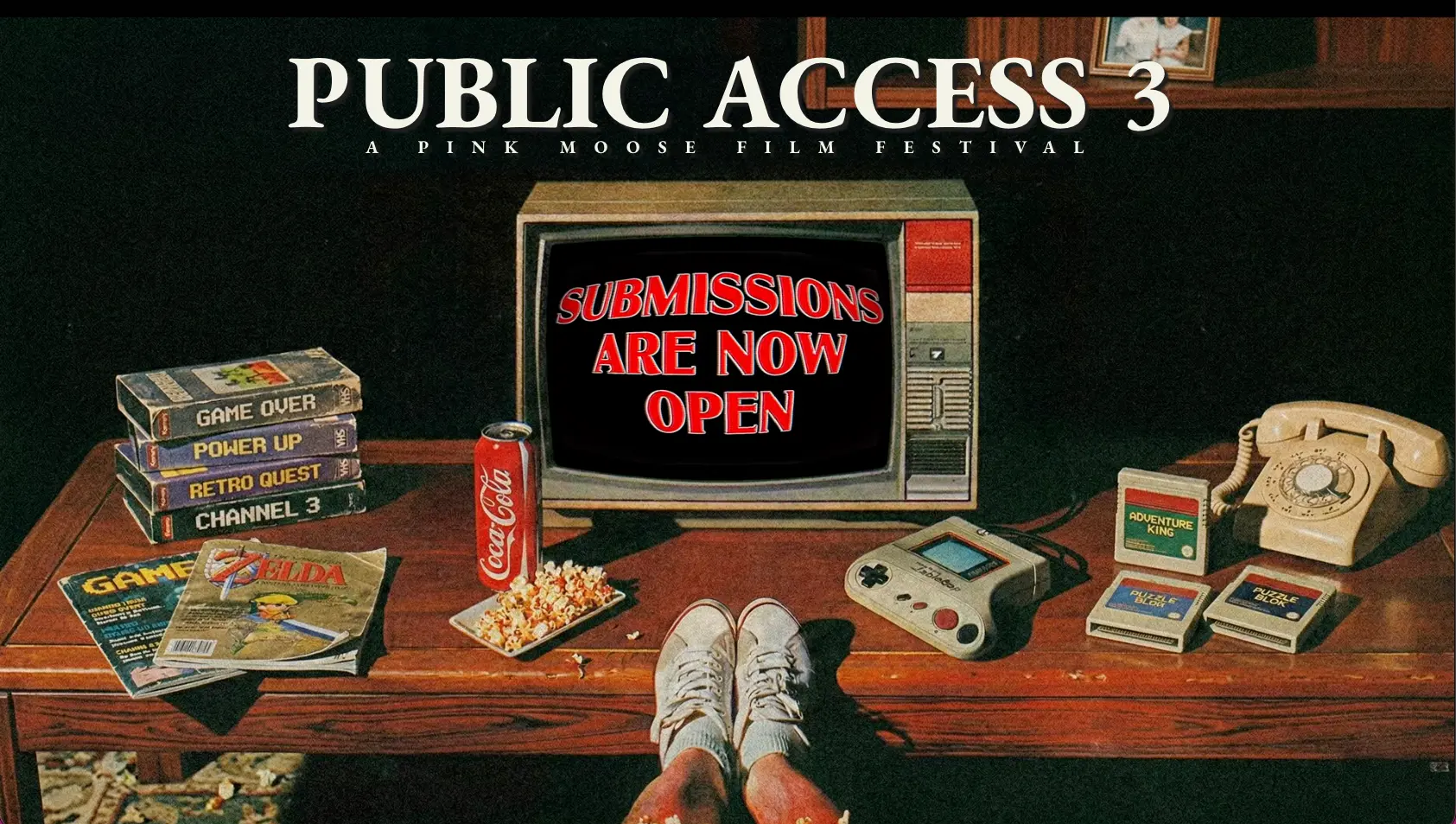 Third Annual Pink Moose Film Festival. PUBLIC ACCESS 3