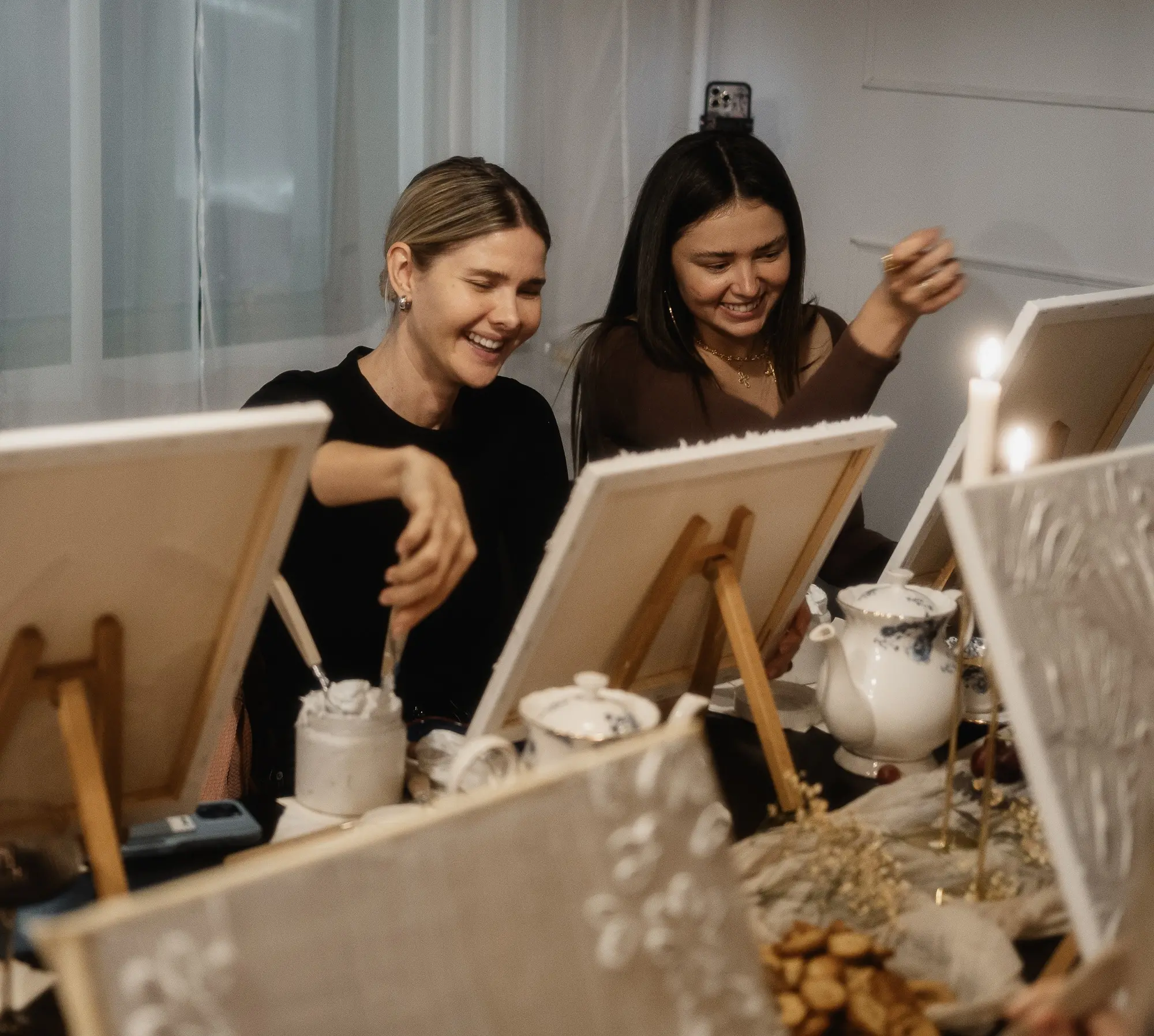 Book This Experience. Textured Painting Class