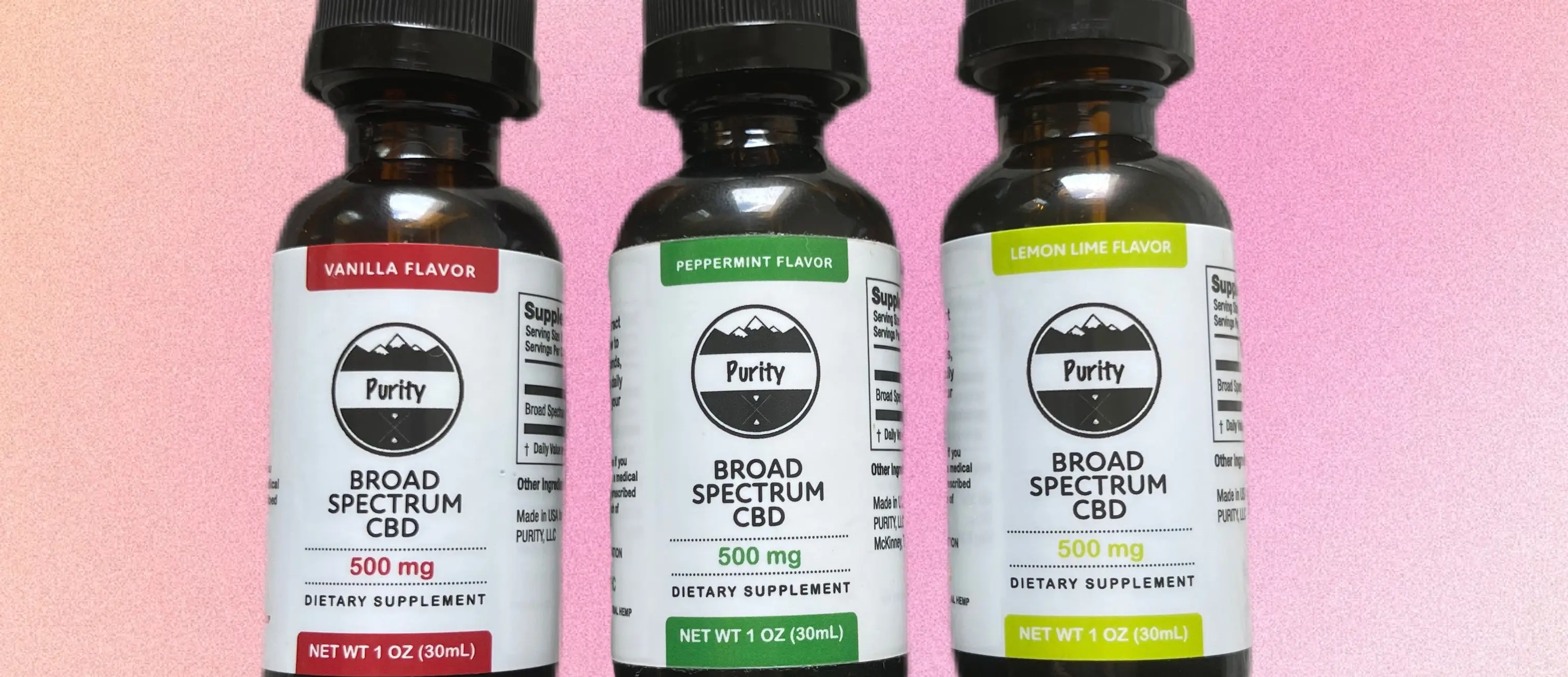 CBD I use: Purity CBD 500mg