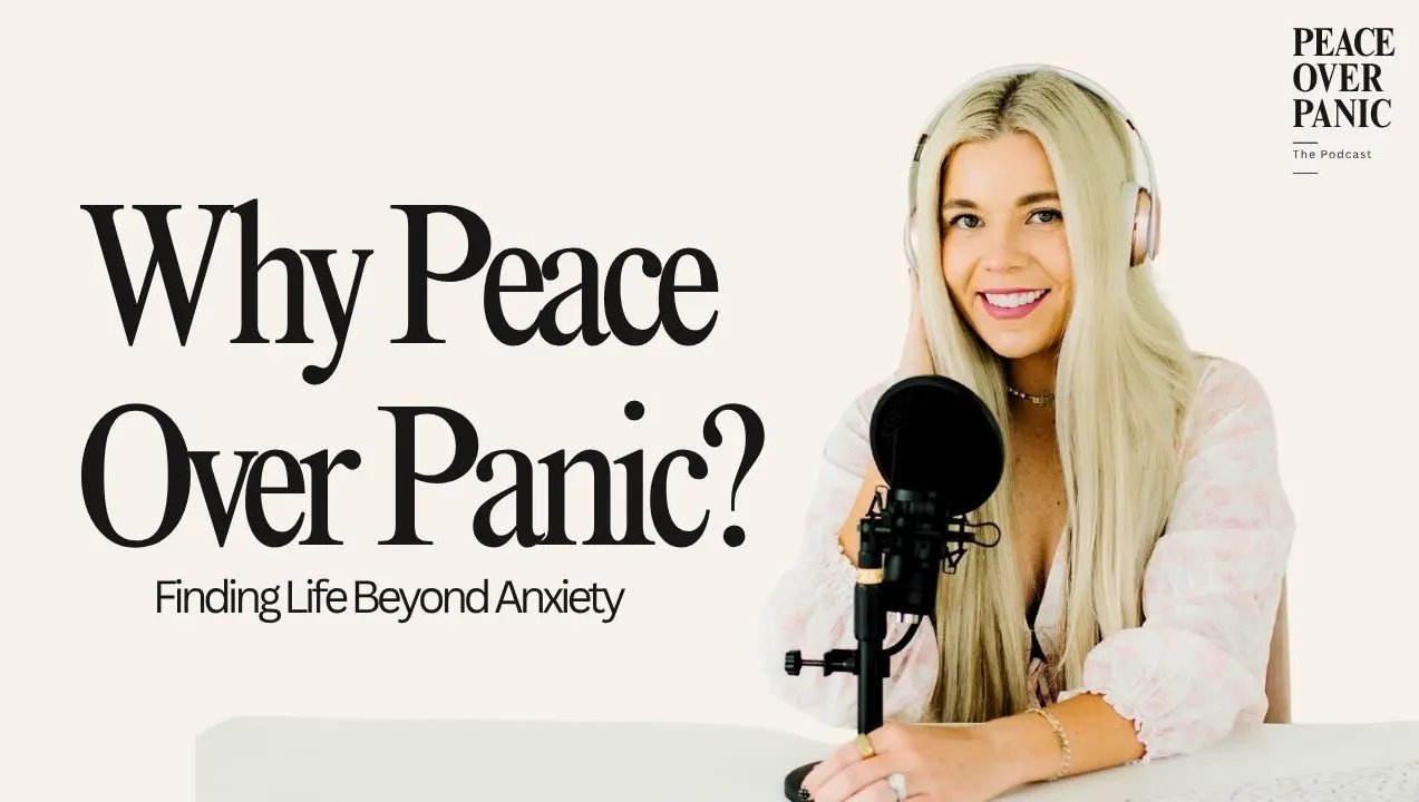 Spotify Podcast Link. Peace Over Panic Podcast: Life Beyond Anxiety