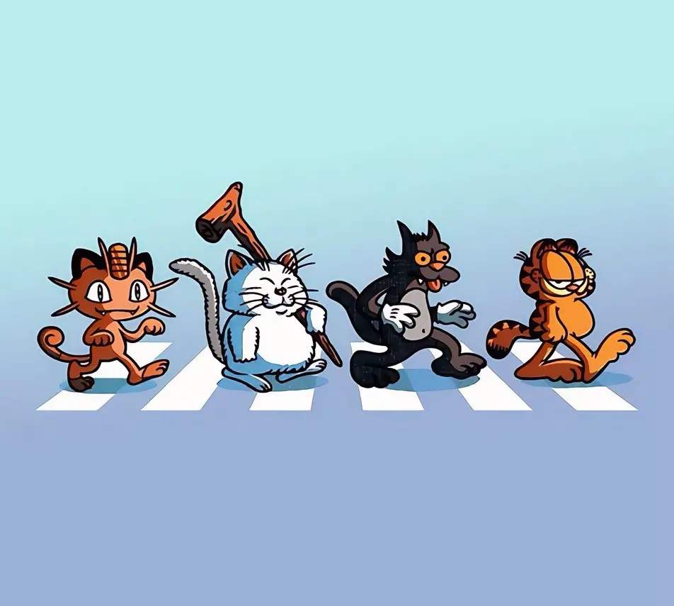Click here. Gangster cats