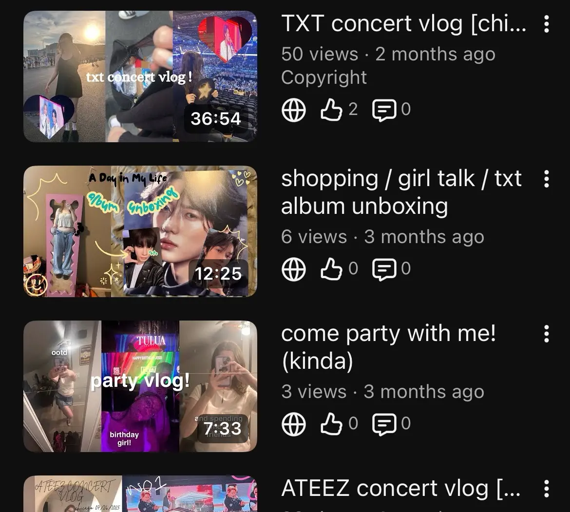 Youtube. Enter my archive ˶ᵔ ᵕ ᵔ˶