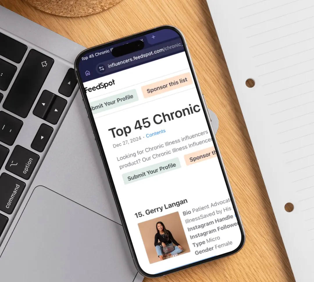 Top 25 Chronic Illness Influencers, 2026