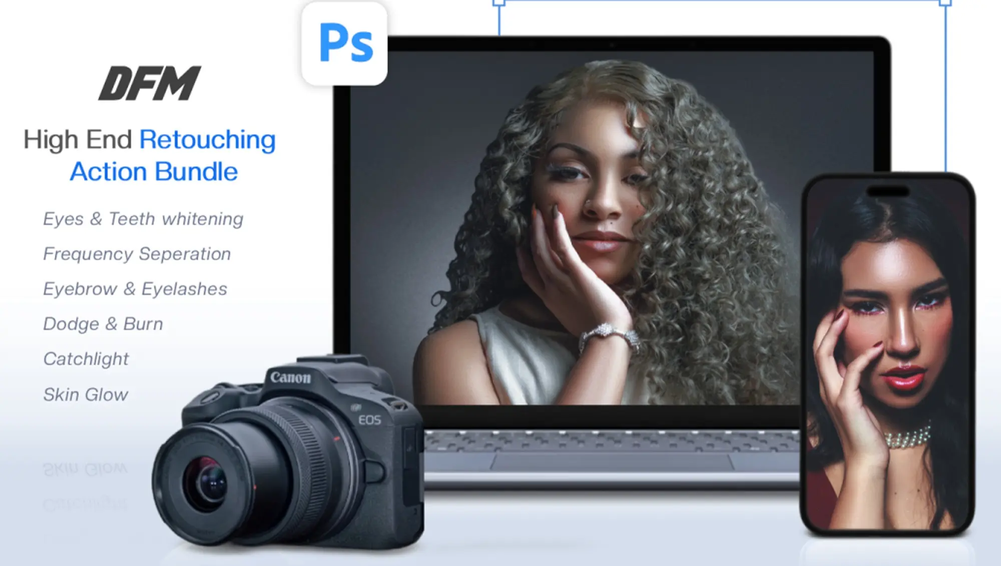 NEW!. High-End Retouching Action Bundle