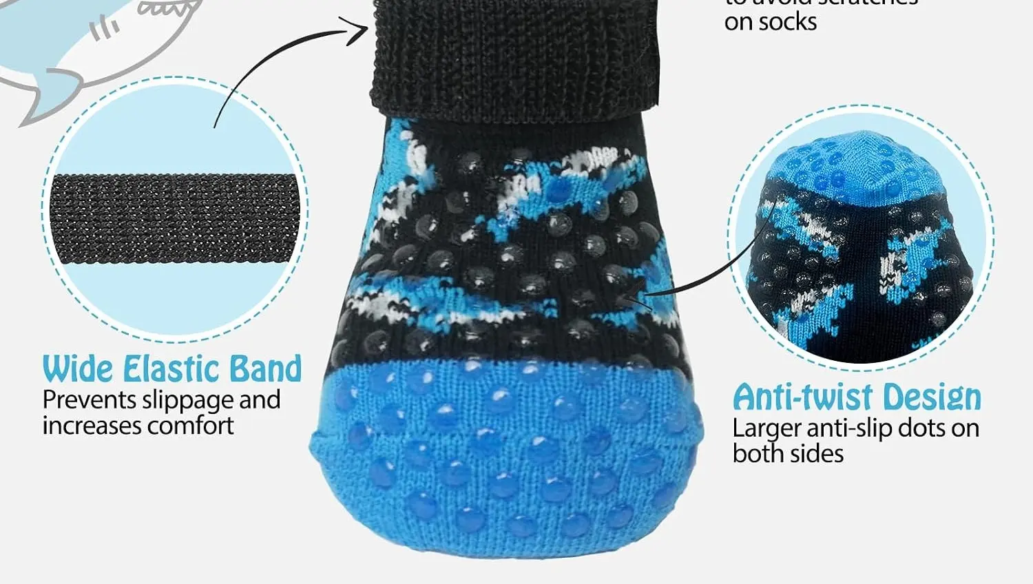 dog socks. a MUST here in Phoenix in the summer