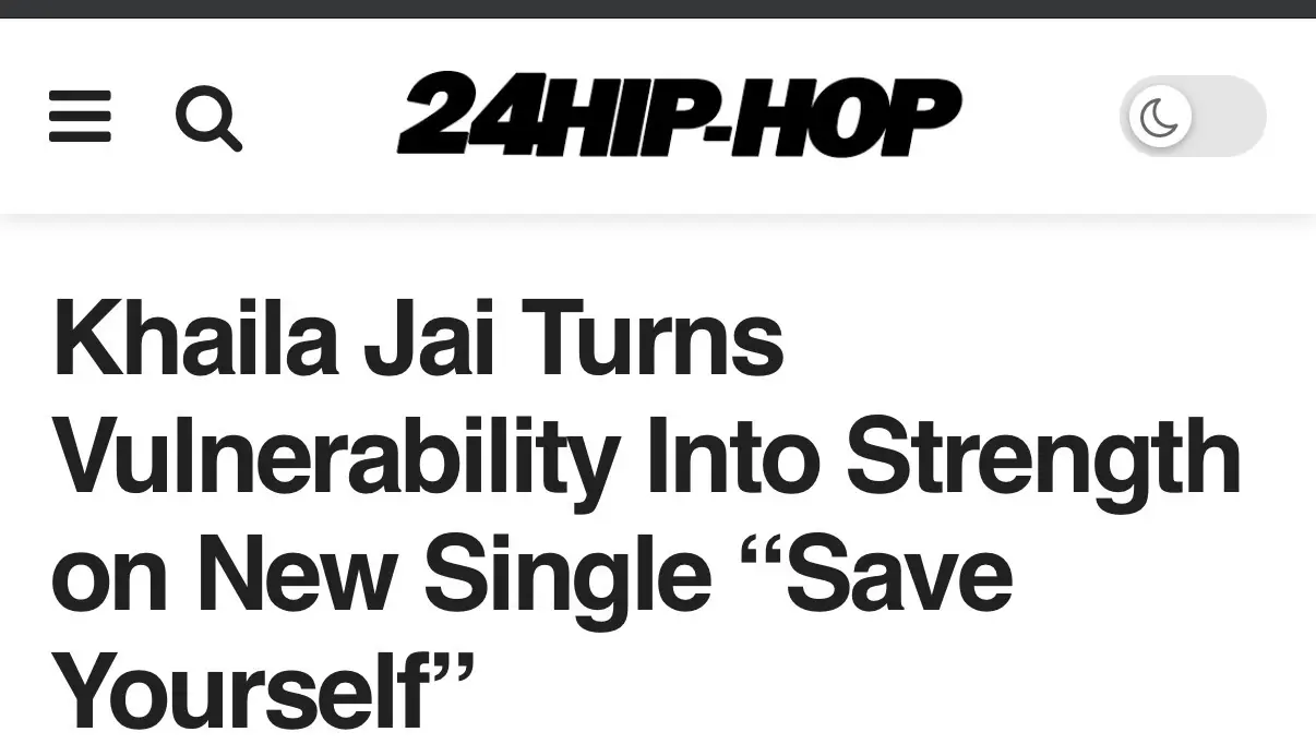 24HIP-HOP. Khaila Jai’s vulnerability