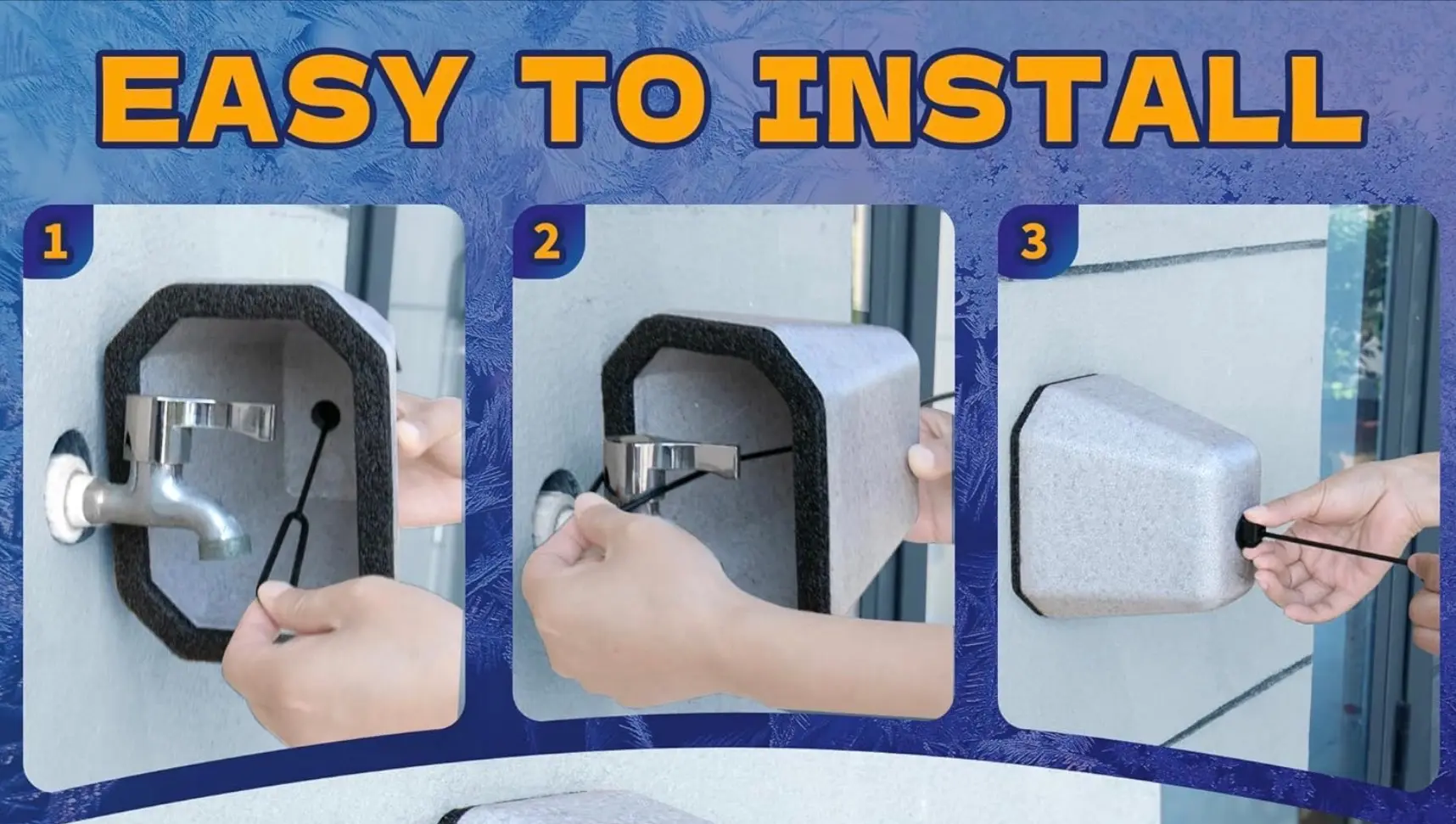 Outdoor Faucet Covers. Winterization And Free Protection