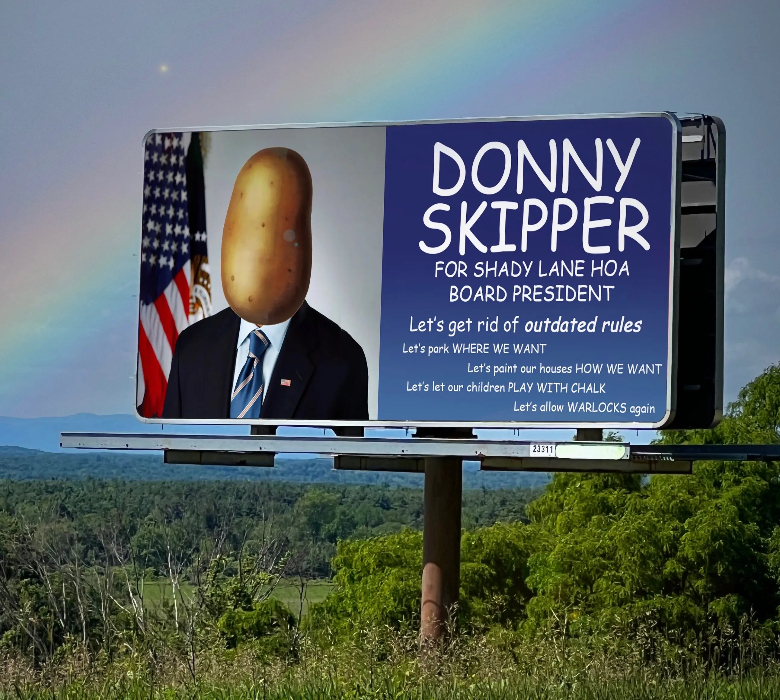 SIGN PETITION TODAY!. Donny Runs for HOA Board President