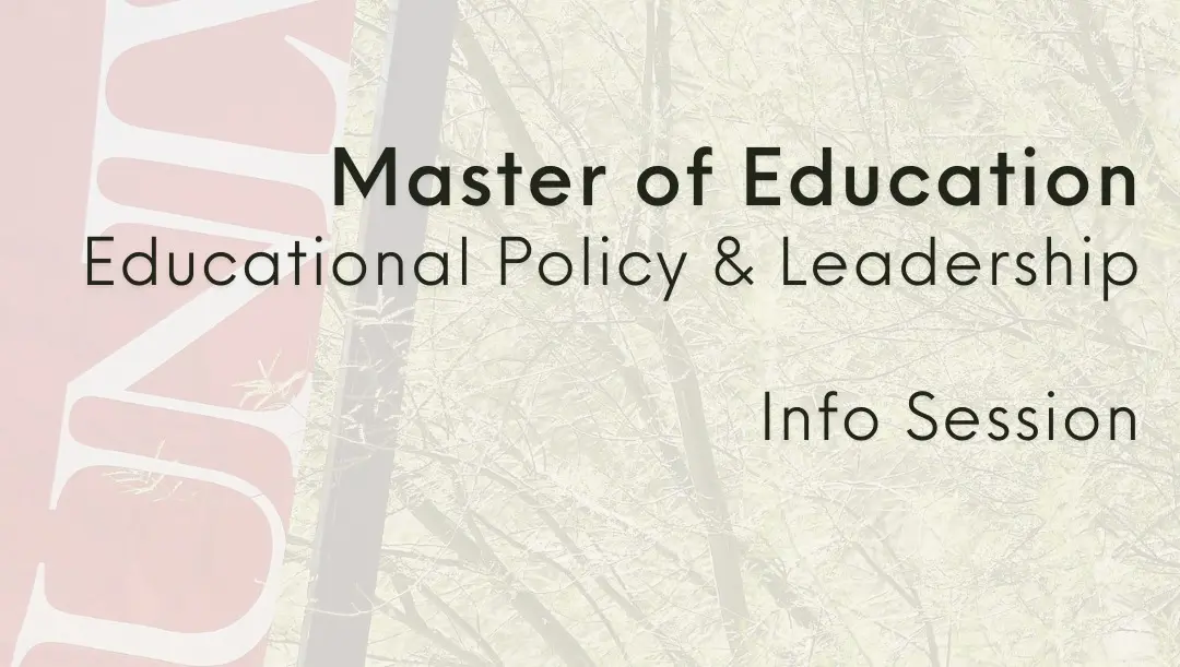 📈 M.Ed. Ed Policy & Leadership - 1.26.2026
