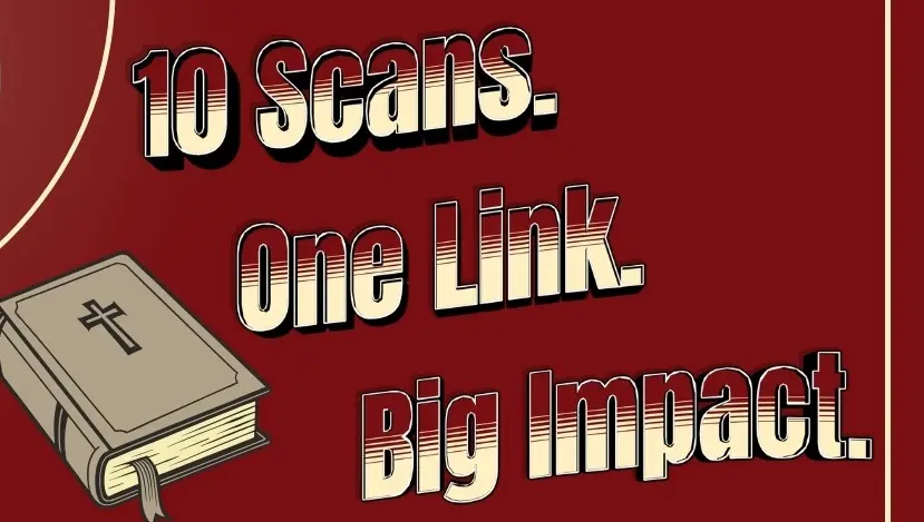 JOIN THE CHALLENGE. Invite 10 people to scan.