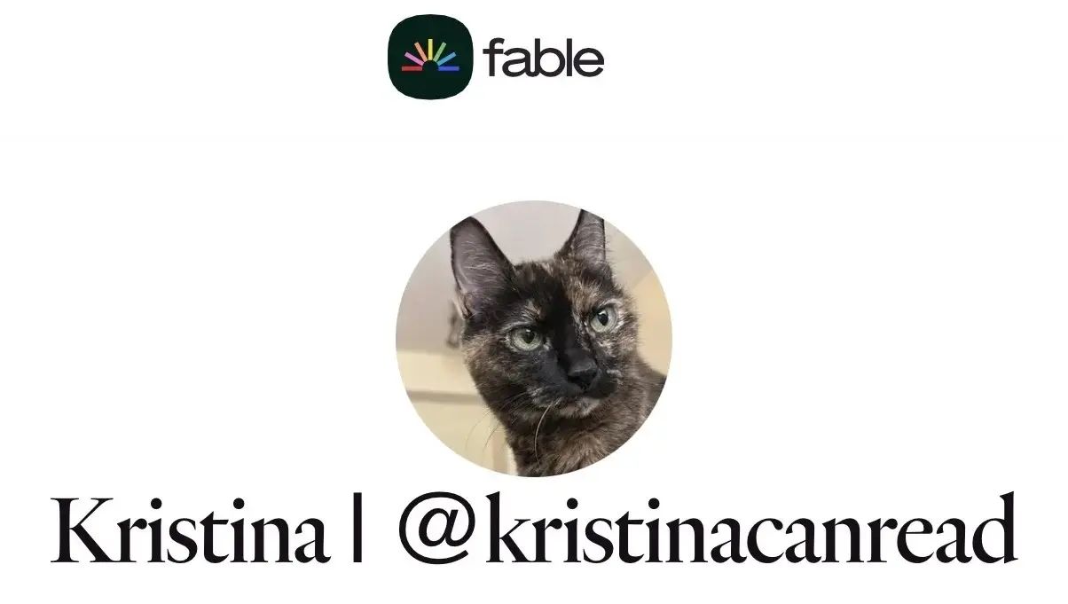 Follow me on Fable. @kristinacanread