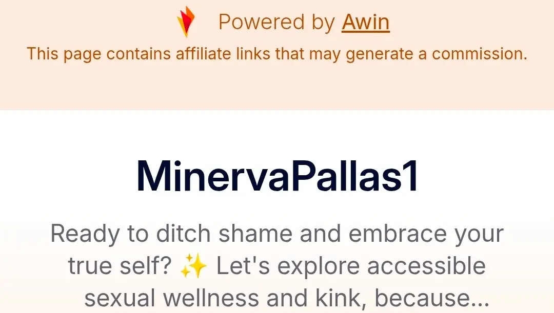 Wellness, pleasure, and Fun. Awin Affiliate Shop