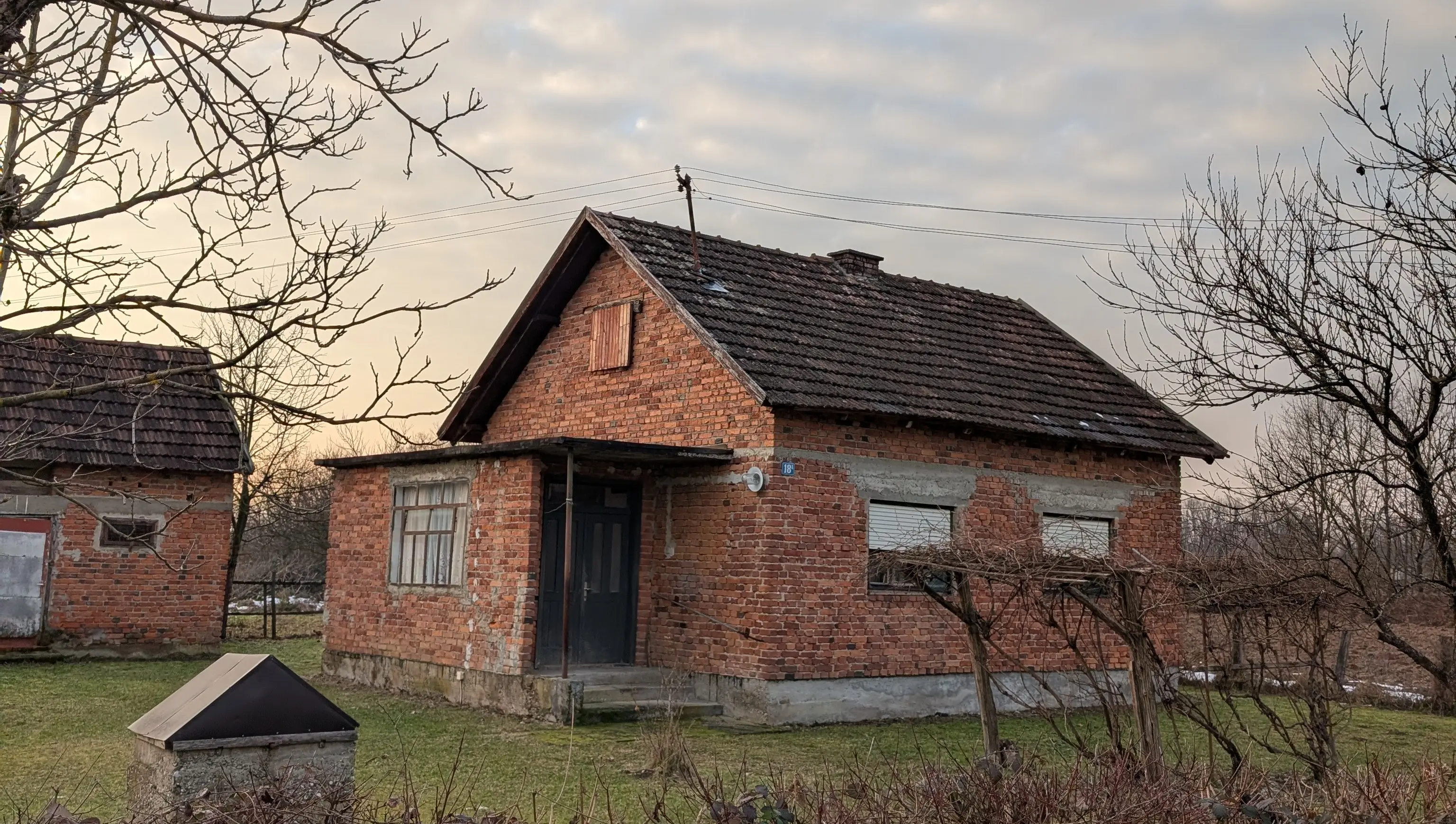Na kraju sela. Zuta kuca