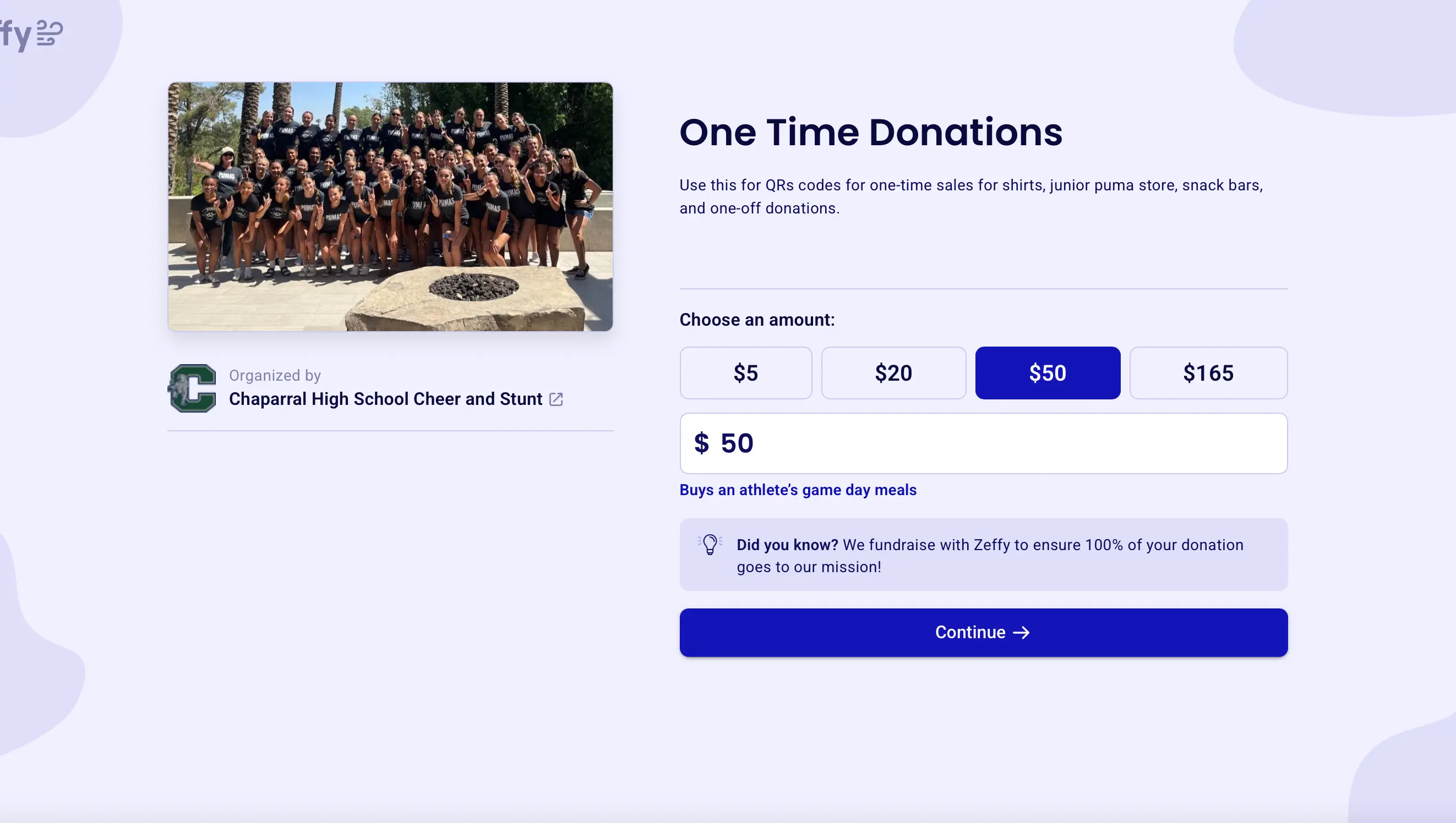 DONATE TO CHS.PUMA.CHEER HERE!. DONATION LINK
