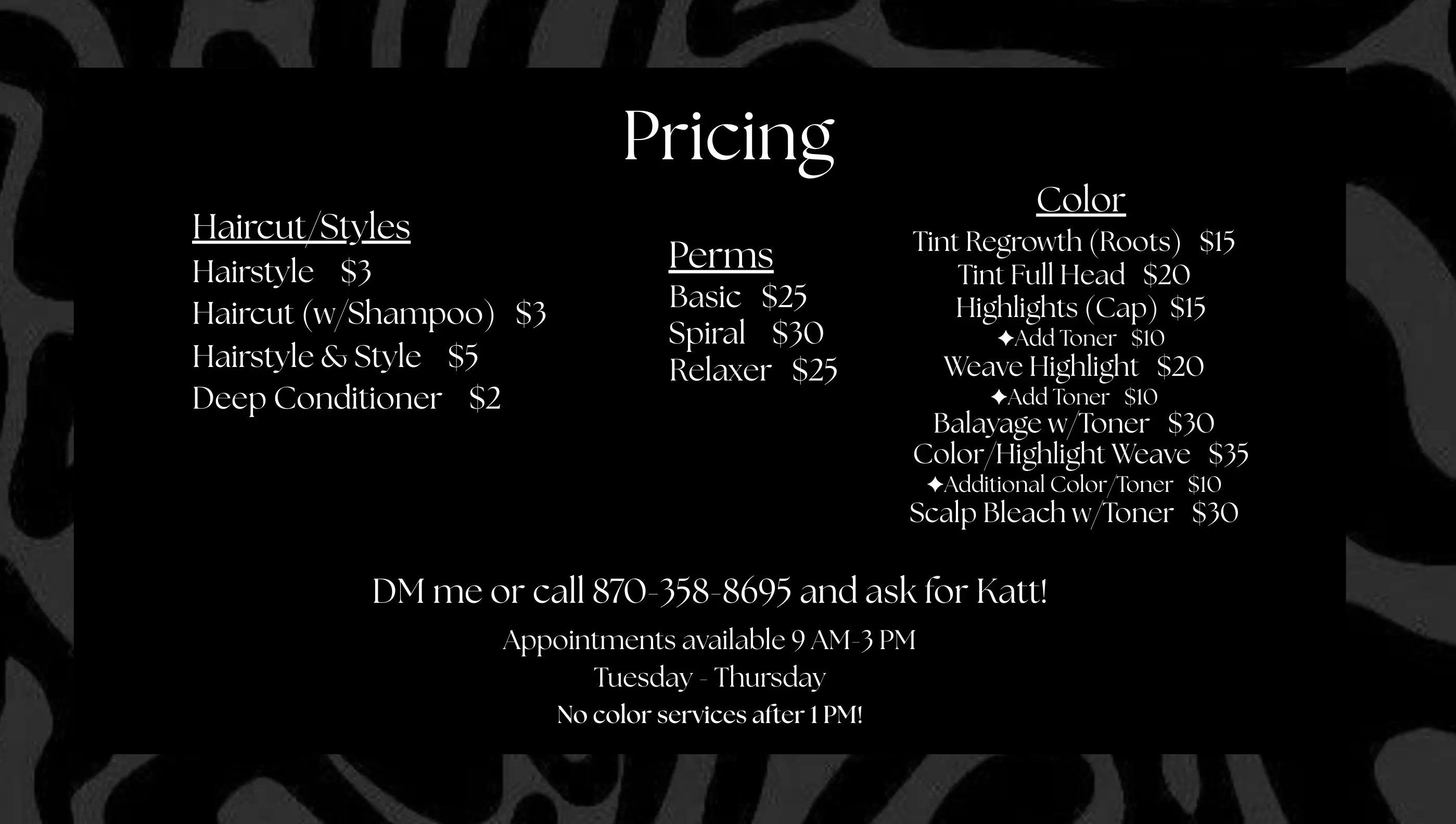 Pricing