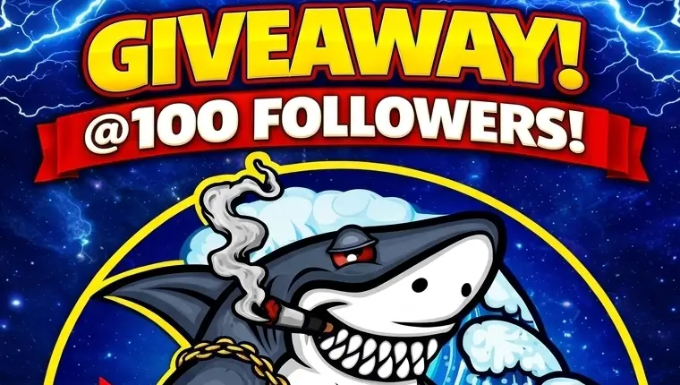 100 Follower Giveaway ! 🦈