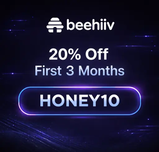 Beehiiv Promo Code: 20% Off with HONEY10
