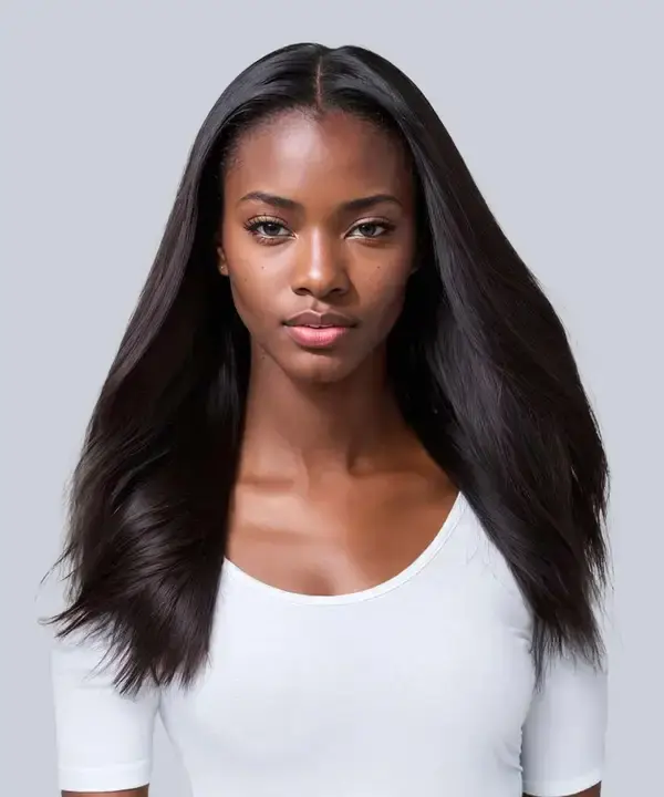Straight Virgin Hand-Tied Weft