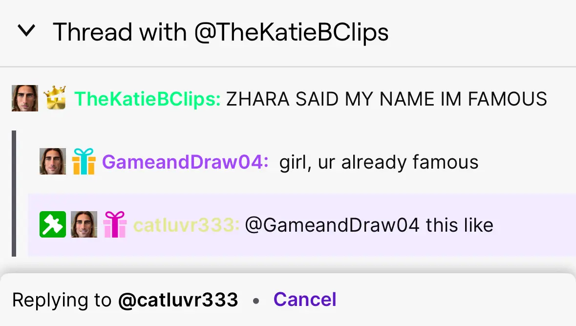 Find Me in Chat!