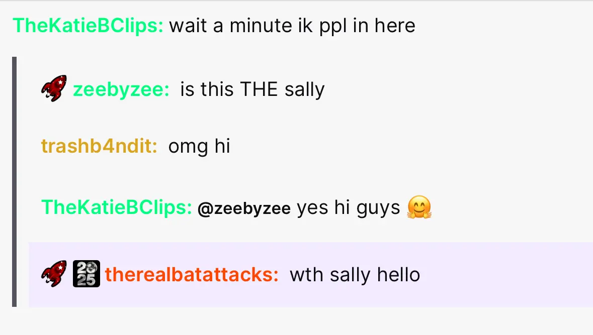 Find Me in Chat!