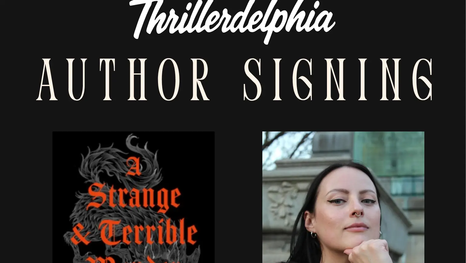 October 4th. Thrillerdephia signing