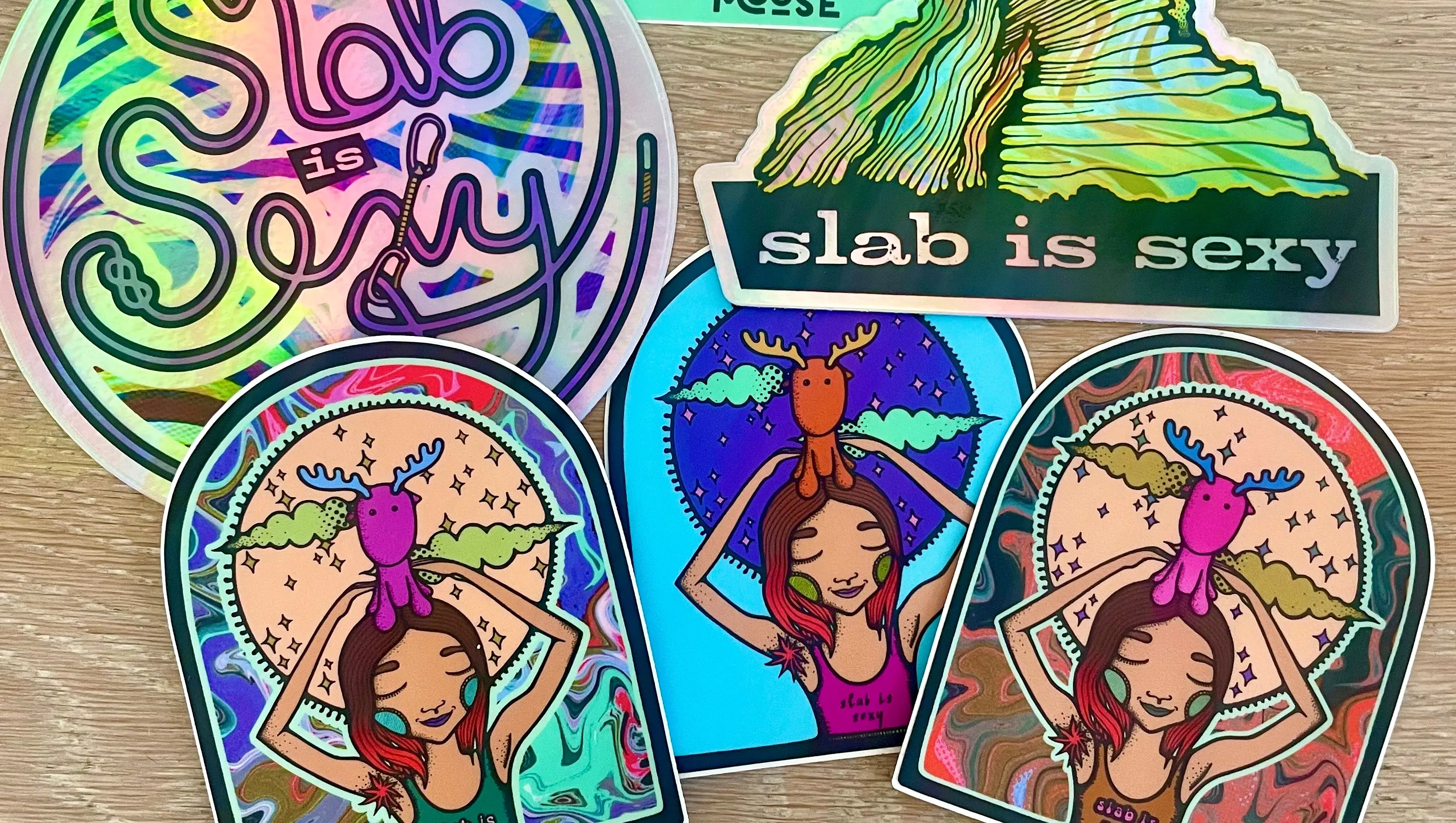 Slab is Sexy Stickers