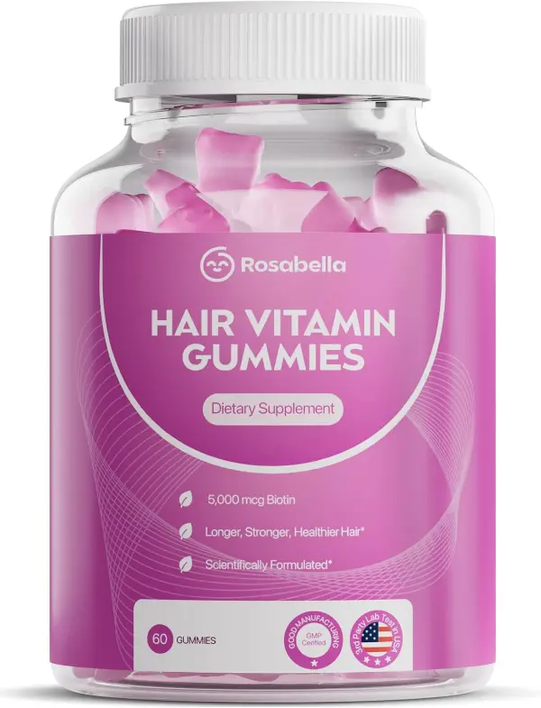 Product - Rosabella Hair Growth Gummies for Women & Men
