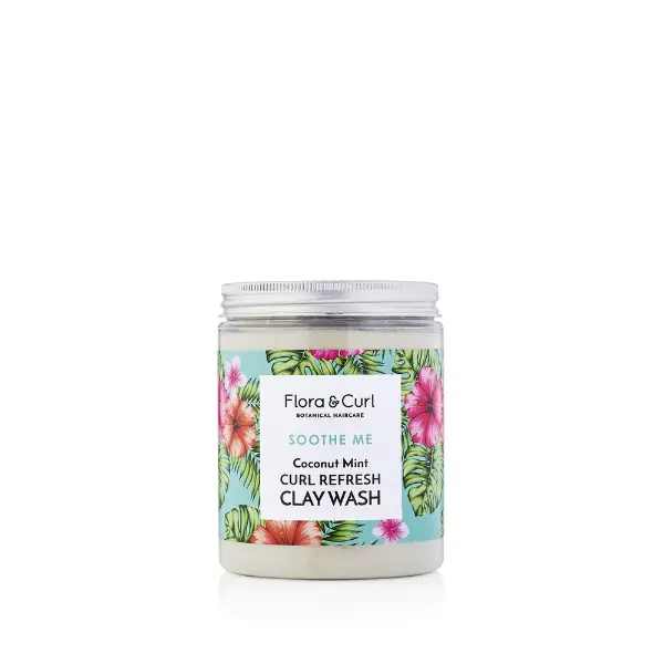 Product - FLORA & CURL COCONUT MINT CURL REFRESH CLAY WASH                                                                   