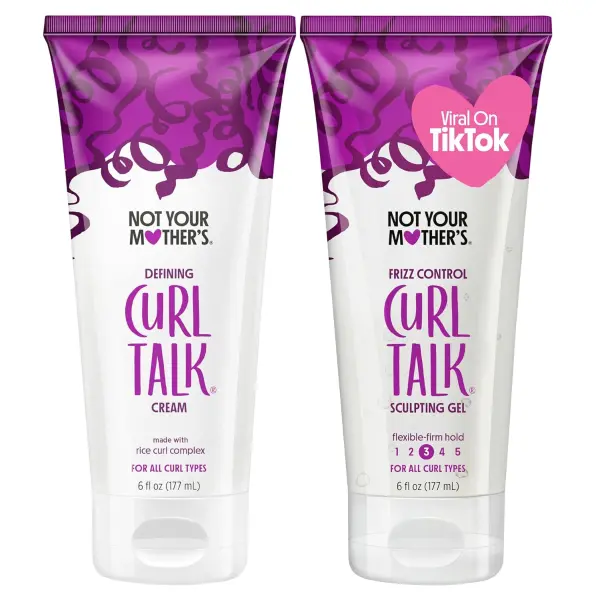 Product - Not Your Mother's Curl Talk Frizz Control Sculpting Gel & Defining Cream