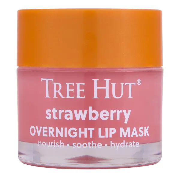 Product - Tree Hut Strawberry Hydrating Overnight Lip Mask, 0.6 oz