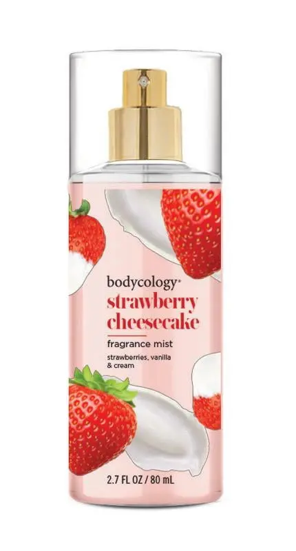 Product - Bodycology Strawberry Cheesecake Fragrance Body Mist, 2.7 fl.oz.