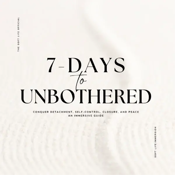 Product - 7 Days To Unbothered Immersive Guided Workbook