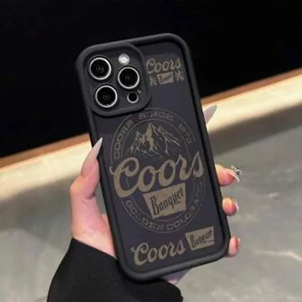 Product - Vintage COORS Letter Pattern Phone Case, Decorative Phone Protector Cover, Phone Accessories Compatible with iPhone