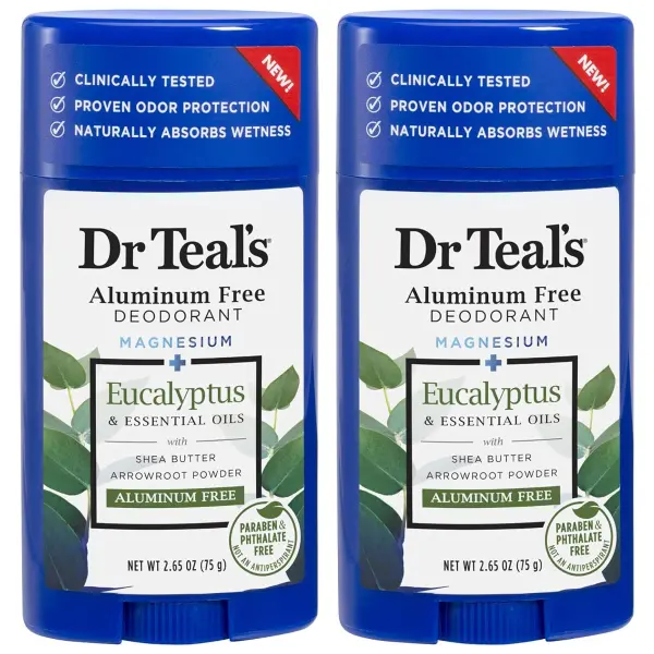 Product - Dr. Teals Eucalyptus Deodorant Gift Set (2 Pack, 2.65oz Ea.) - Eucalyptus Essential Oils with Shea Butter & Arrowro