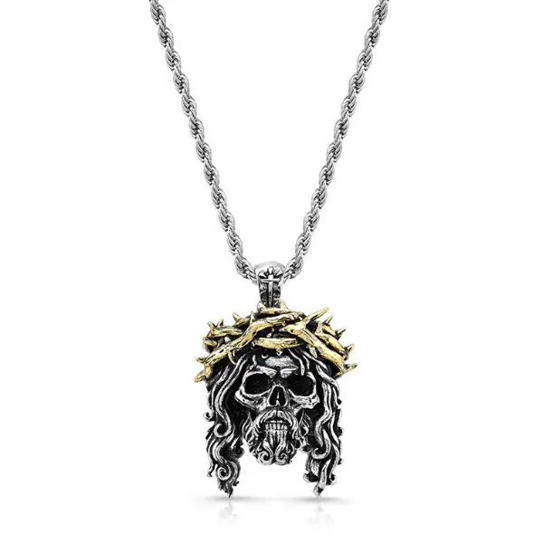 Product - Jesus Skull Piece Pendant