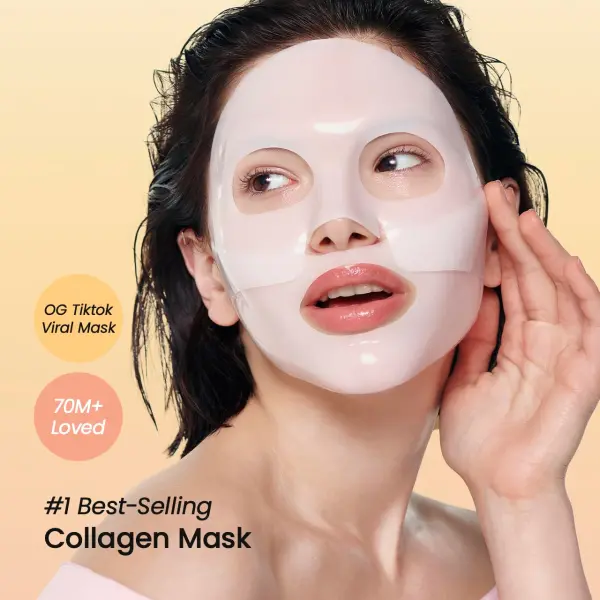 Product - BIODANCE Bio-Collagen Real Deep Mask, Hydrating Overnight Hydrogel Mask, Pore Minimizing, Elasticity Improvement, K