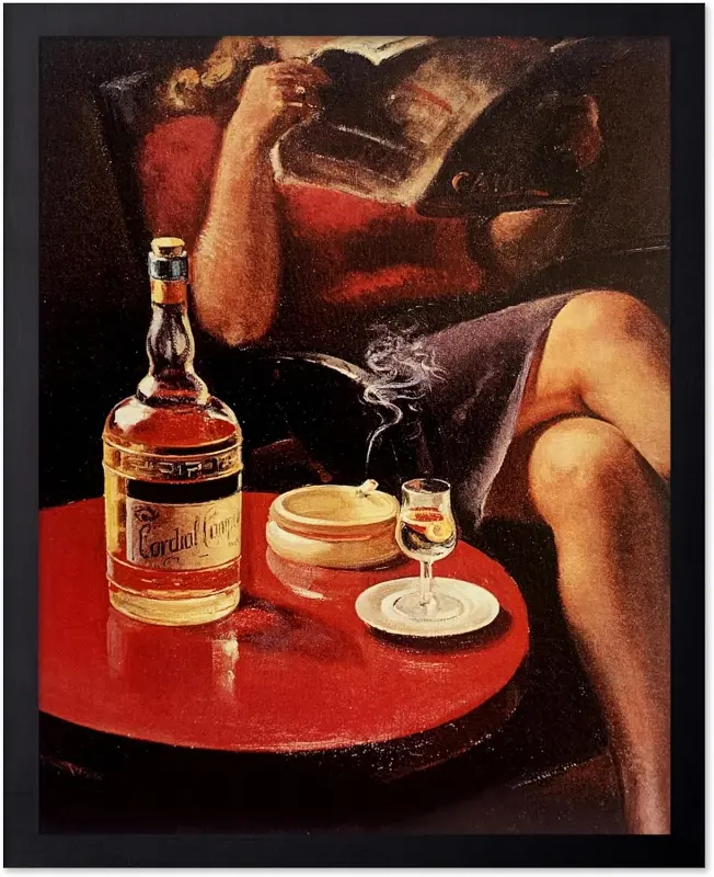 Product - Poster Master Vintage Poster - Retro Italian Liquor Print - Alcohol Art - Chic Gift for Men, Women, Bartender - Per