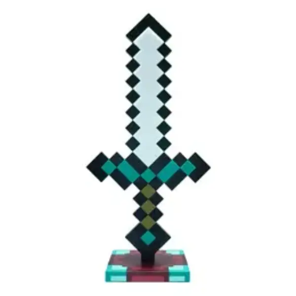 Product - Diamond Sword 14 Inch USB Desk LED Night Light 11 Color Decorative Fun Safe Mood Lamp for Home Bedroom Living Room 