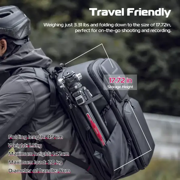 Product - Carbon Fiber Professional Travel Tripod