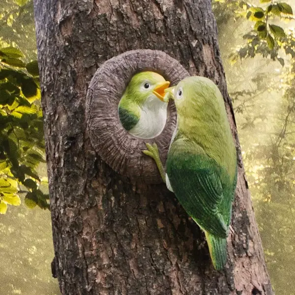 Product - Charming Resin Nursing Bird Garden Ornament