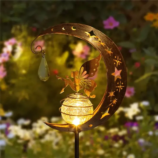 Product - Enchanting Solar Moon Fairy Garden Light