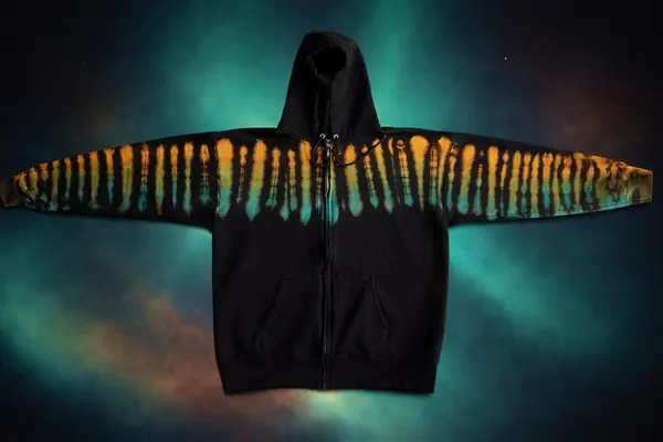 Product - Custom "Drip" Reverse Tie-Dye Zip Hoodie - Made-to-Order Color Design