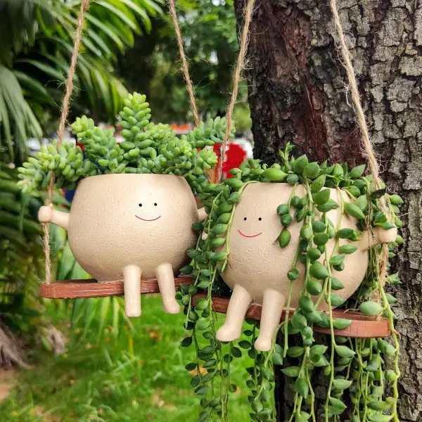 Product - Flower Pot Wall Planter Swing Face